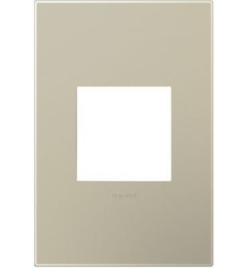 Foto para adorne Plastics Titanium 1-Gang Wall Plate