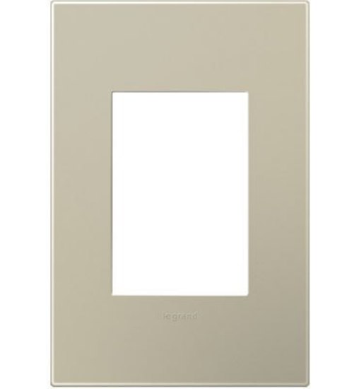 Foto para Copy of adorne Plastics Titanium 1-Gang+ Wall Plate