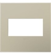 Foto para adorne Plastics Titanium 2-Gang Wall Plate