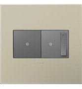 Foto para adorne Plastics Titanium 2-Gang Wall Plate