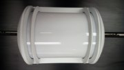 Picture of 10" 60w Captare White/Light Grey E26 A19 Sconce
