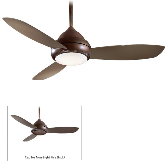 Picture of 76w WW 52" Led Ceiling Fan Oil Rubbed Bronze White Opal Glass