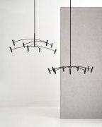 Foto para 53" 48w 2999lm 30k Aerial Matte Black WW LED Chandelier