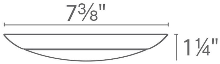 Foto para 15w 6" 950lm 30K Disc White Dimmable WW LED Flush Mount