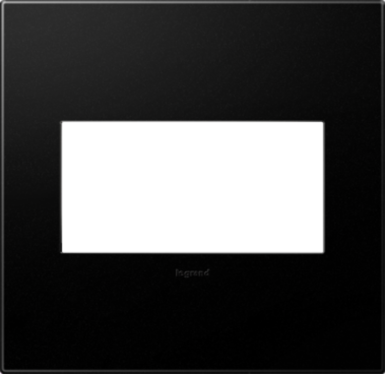 Foto para adorne Plastics Graphite 2-Gang Wall Plate