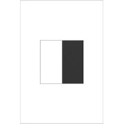 Foto para adorne Graphite Half-Module Blank Insert