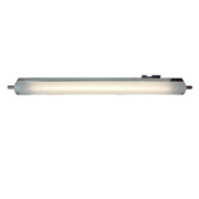 Picture of 40w Vail 30K Module Damp Location Brushed Steel Opal Dimmable WW LED Vanity (CAN 37.5"x3"x1.25"Ø4.4")