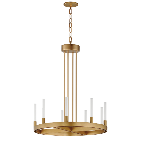Picture of 24" Ovation Gold 9-Light LED Chandelier