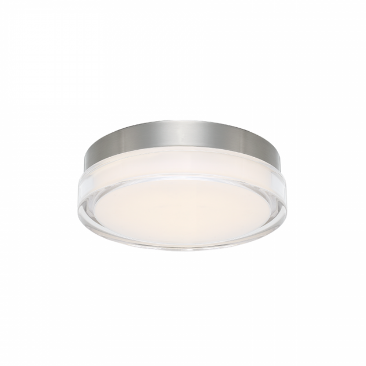 Foto para 12" 30K Dot Stainless Steel Wet Location Ceiling Mount Dimmable LED Flush Mount