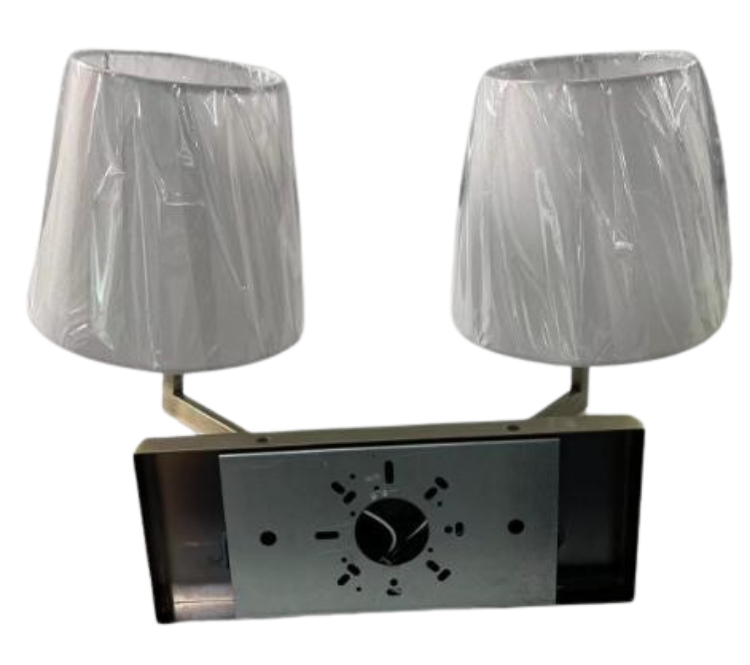 Foto para 20" Burnished Brass Dual Headboard Lamp