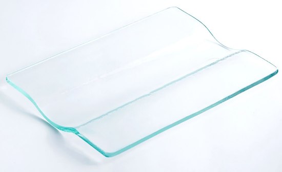 Foto para 1-Bottle Clear Glass Floating Shelf
