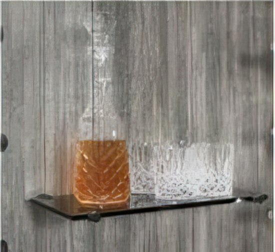 Picture of 16" x 8" Clear Glass Shelf