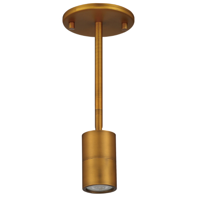 Foto para 2.50" Cafe Antique Brushed Brass Dim LED Sconce