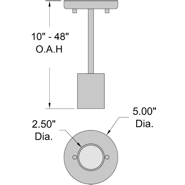 Foto para 2.50" Cafe Antique Brushed Brass Dim LED Sconce