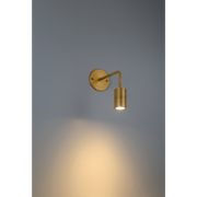 Picture of 2.50" Cafe Antique Brushed Brass Dim LED Sconce