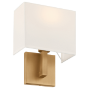 Picture of 8" Mid Town Antique Brushed Brass Sconce