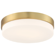 Picture of 11" Roma Antique Brushed Brass LED Flush Mount