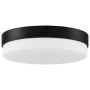 Picture of 11" Roma Matte Black LED Flush Mount