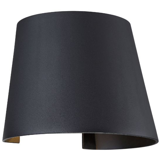 Foto para 8" Cone Black LED Wall Mount