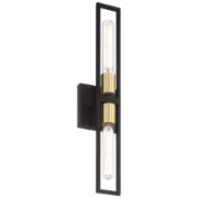 Picture of 4½" 27k Tyne Black/Antique Brushed Brass ADA LED Sconce