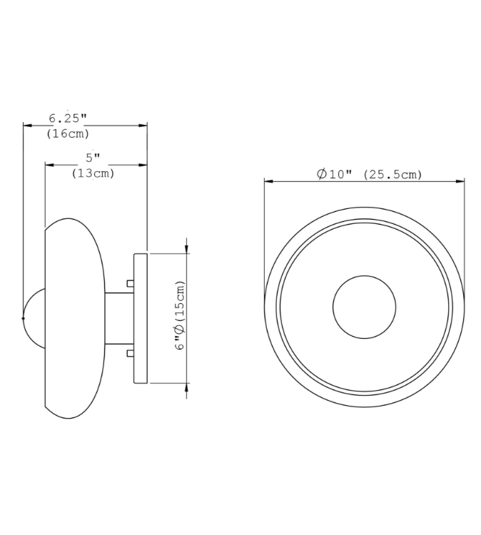 Foto para 10" Piedra Tala B+W Onyx Brushed Brass 1-Light Sconce