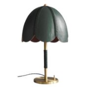 Picture of 19” Talabartero Palma Brass Doma 2-Light Saddle Table Lamp