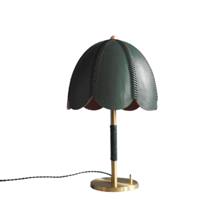 Foto para 19” Talabartero Palma Brass Doma 2-Light Saddle Table Lamp