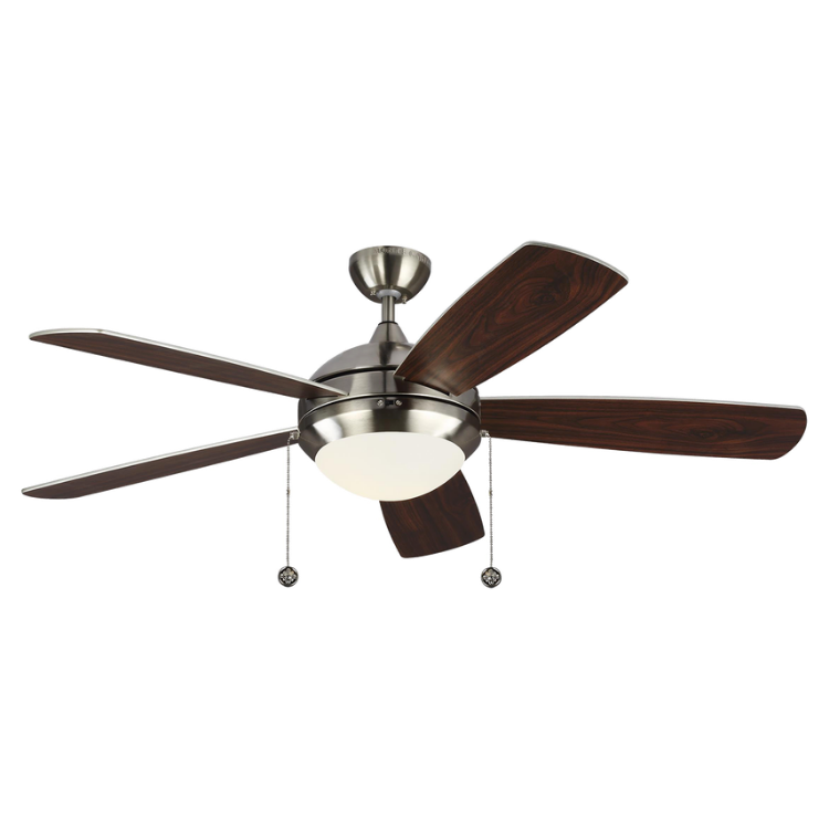 Foto para 52" Discus Classic V1 Plywood Silver/American Walnut Ceiling Fan Blades